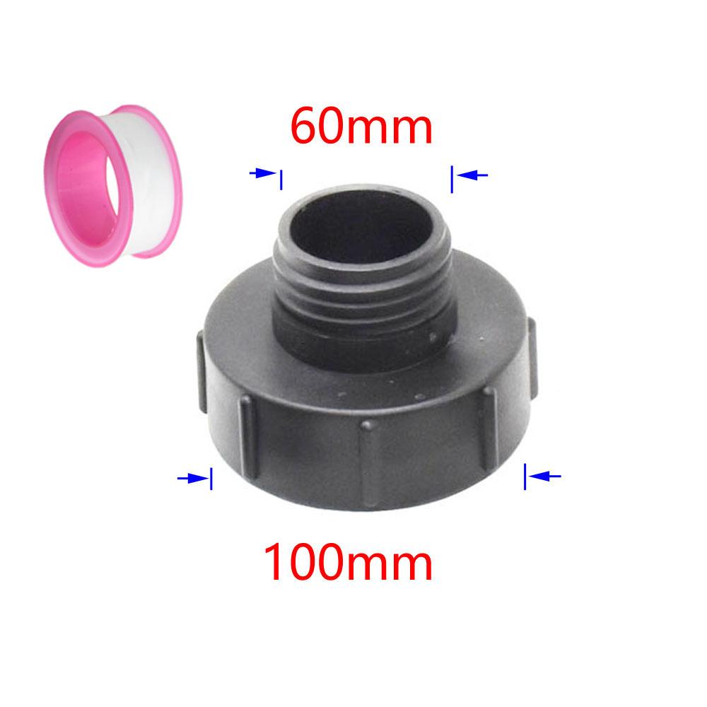 Farm IBC Tank Adapter 1/2" 3/4" 1" Thread Irrigation Valve Replacement Valve Garden Water Connectors Drain Couple