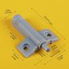 10pcs Damper Buffer For Cabinet Door Drawer Wardrobe Furniture Bumper Plastic Stopper Household Kitchen Hardware With Screws