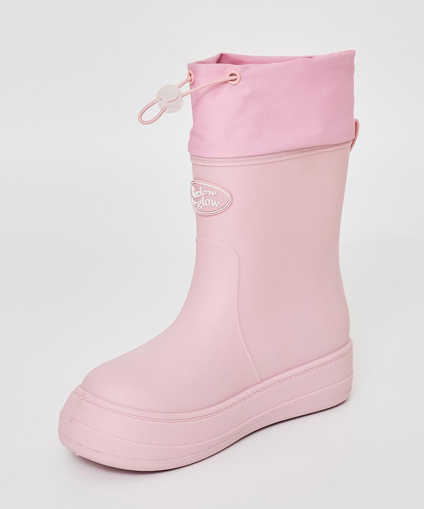 Reclow Rc Re-Rain Shirring Rain Boots Pink