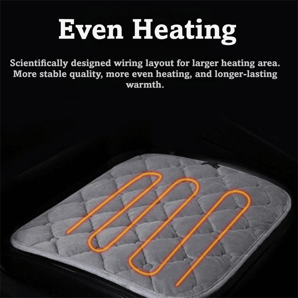 Adjustable Heat Heated Car Seat Cushion 24V Power Car Heating Warm Pad  Winter Season