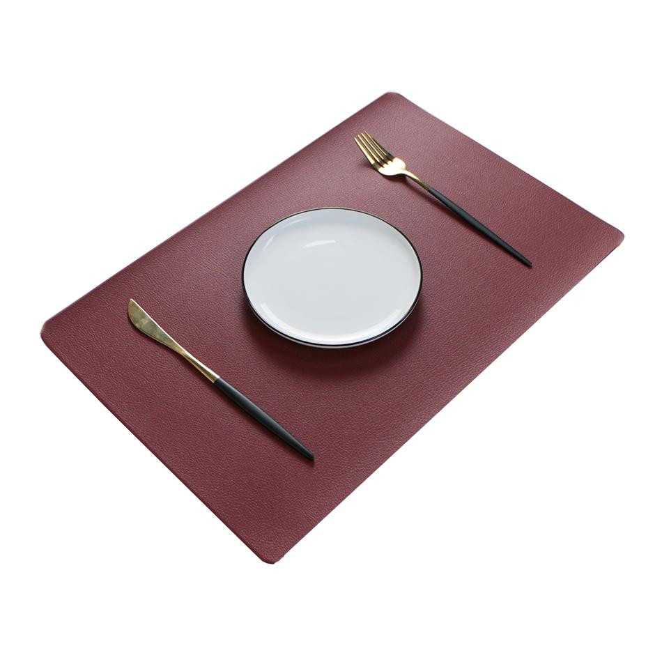 Set di 4 Tovagliette Resistenti Impermeabili Vinile Intrecciato Facili da Pulire Resistenti al Calore PVC Per Tavola Cucina Decorazioni Matrimonio