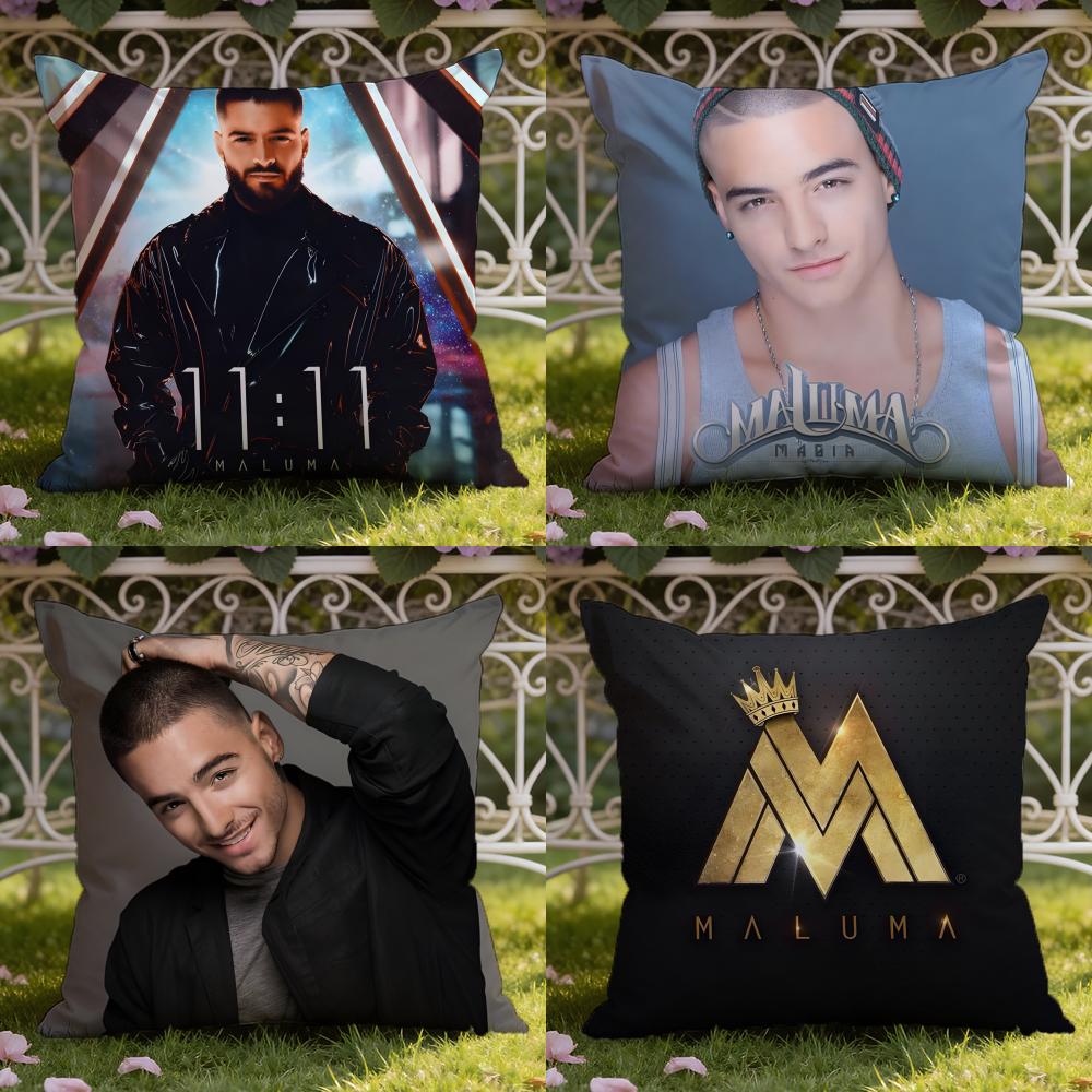 Colombian Singer Maluma Cushion Cover Home & Car Dual-Scene Pillow Cover: Reversible for Premium Comfort