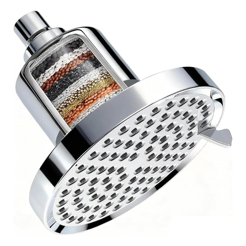 7 Sprays Mode Regulable Angle Shower Head With Advanced 25 Level Filtration To Prevent Eczema Dry Skin