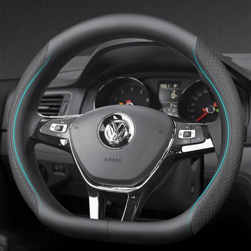 Per Volkswagen VW ID3 ID4 ID5 ID6 MK7 MK8 Coprivolante per Auto 5 colori Pelle Scamosciata Accessori 4 Stagioni 2016-2024