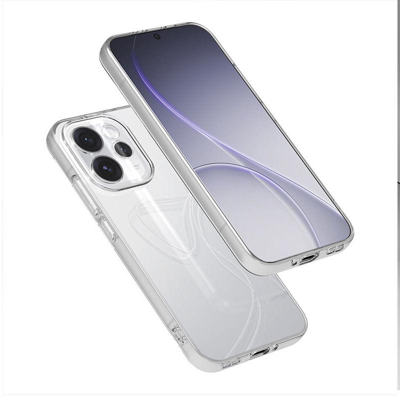 EUCAGR Hülle für OPPO Reno 15 Pro 5G Ultra Dünn Transparentes Weiches TPU Rückseitenabdeckung für OPPO Reno 15C 15F Hülle Reno15 Pro Bumper