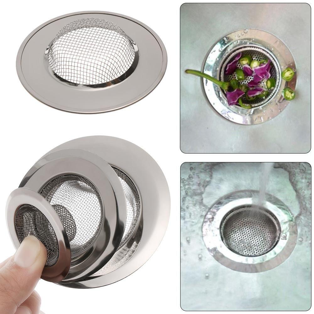 Buy Steel Shower Bathtub Sewer Hair Clean Up Drain Filter Waste Catcher
