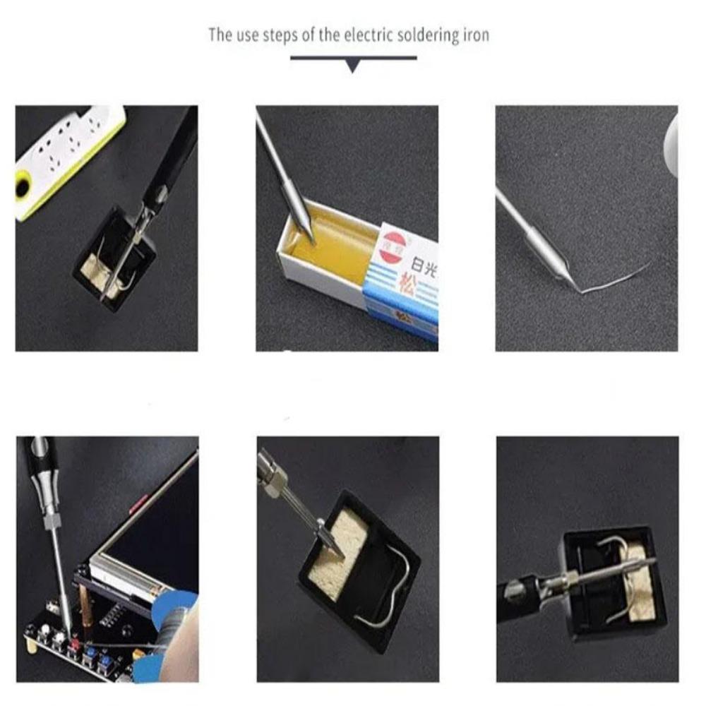 1PC Portable USB Cordless Soldering Iron Tool Pen 5V 8W Electric Powered 3 Tip Kit Rechargeable and Temperature Adjustmen