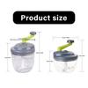 Multifunctional Chopper with 420 Stainless Steel Blade Manual Vegetable Cutter For Home Cooking Meal Preparation Tool