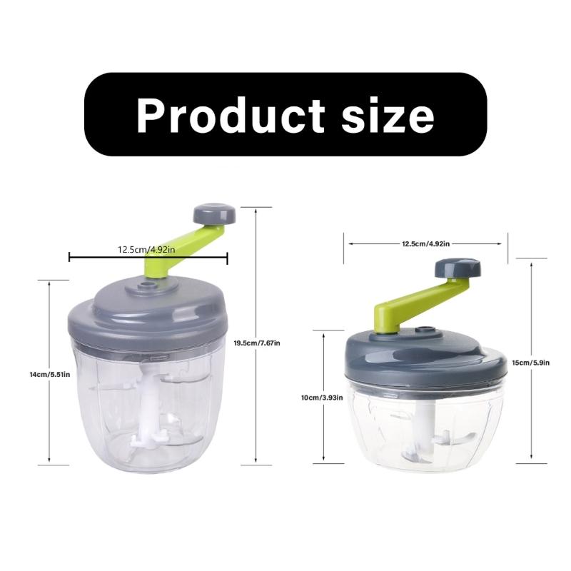 Multifunctional Chopper with 420 Stainless Steel Blade Manual Vegetable Cutter For Home Cooking Meal Preparation Tool