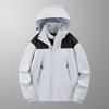 Front clothes men's three-in-one velvet thickened two-piece set for men's and women's new cold-proof and warm coats in autumn and winter