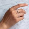 Paved Cubic Zirconia Rings for Women Gold Color Fashion Wedding Bands Accessories Daily Wear Exquisite Ring Hot Jewelry