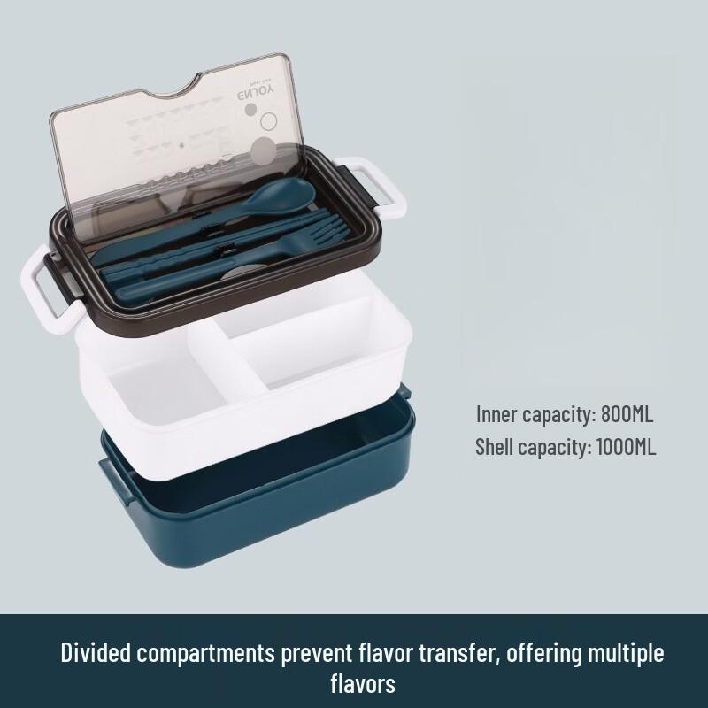 ZhiShi Microwaveable Compartmented Lunch Box