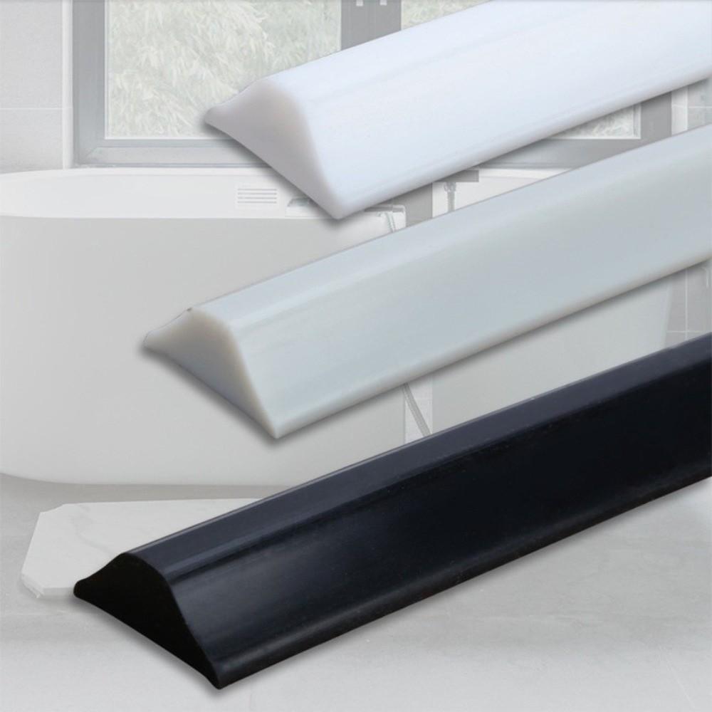 Silicone Material Water Retaining Strip Foldable Design Shower Threshold Barrier  Wet Area