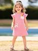 Vestito estivo a maniche corte per bambina Little Maven stile europeo - Carina gonna per bambini