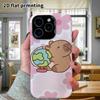 Phone Case: 2D Flat Design Suitable for iPhone 18 17 16 15 14 13 Pro Film Protective Case, Couple Style, Tilted Head Smile, Christmas and Halloween Gi
