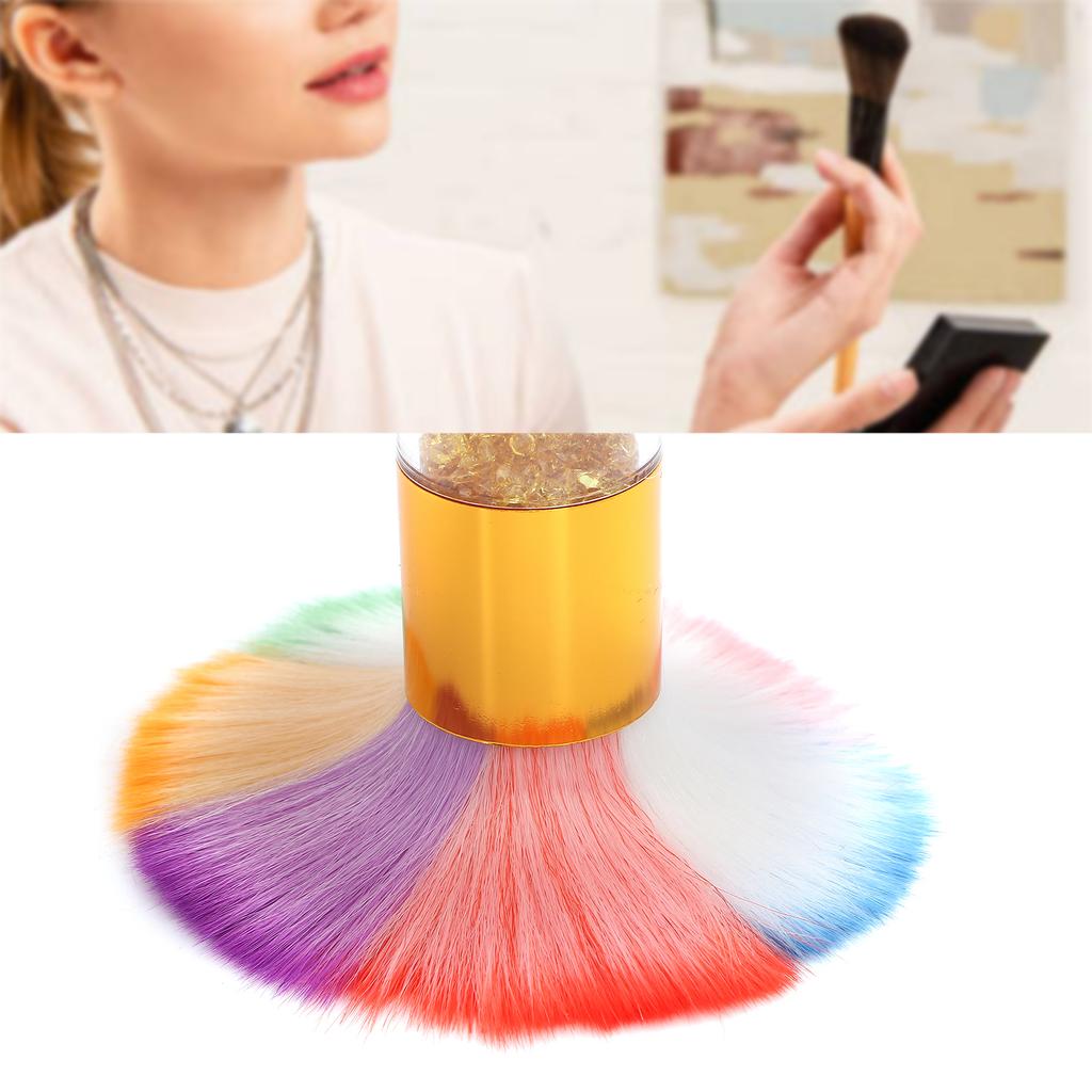 Makeup Brush Fashionable Rhinestones Inlaid Loose Powder Brush Nail Art Dust Remover
