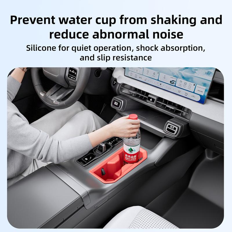 4pcs For Toyota RAV4 2026 2027 2028 Silicone Door Handle Storage Tray Box Car Door Inner Handle Pocket Organizer Accessories