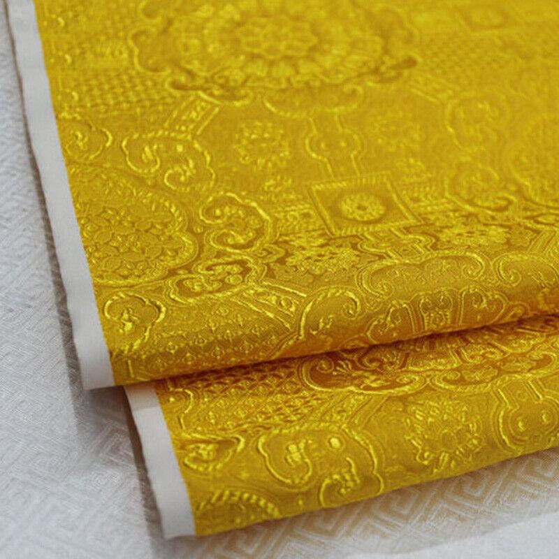 Saténová Hedvábná Brokátová Žakárová Květinová Látka Vintage Kostým Šaty Řemeslné Oblečení Potřeby Cheongsam Povlaky na Polštáře Šití