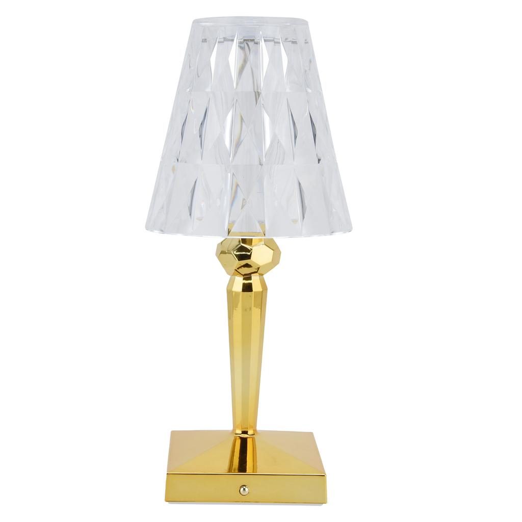 LED Kristall Tisch Lampe Dimmbar Schreibtisch Lampe USB Lade für Schlafzimmer Decor Warm Weiß Licht