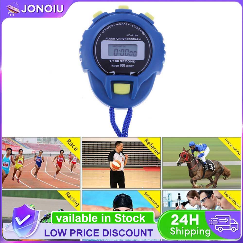 Electronic Stopwatch Sports Stopwatch Timer Waterproof Handheld Chronometer Multi-Function Pocket Stopwatch for Sports Coaches China Mainland