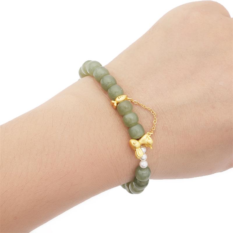 1 Stück Sand Gold Kupfer vergoldet Mond getrennt Perlenkette für DIY Halskette Armband Ohrringe Schmuck machen Handwerk Zubehör