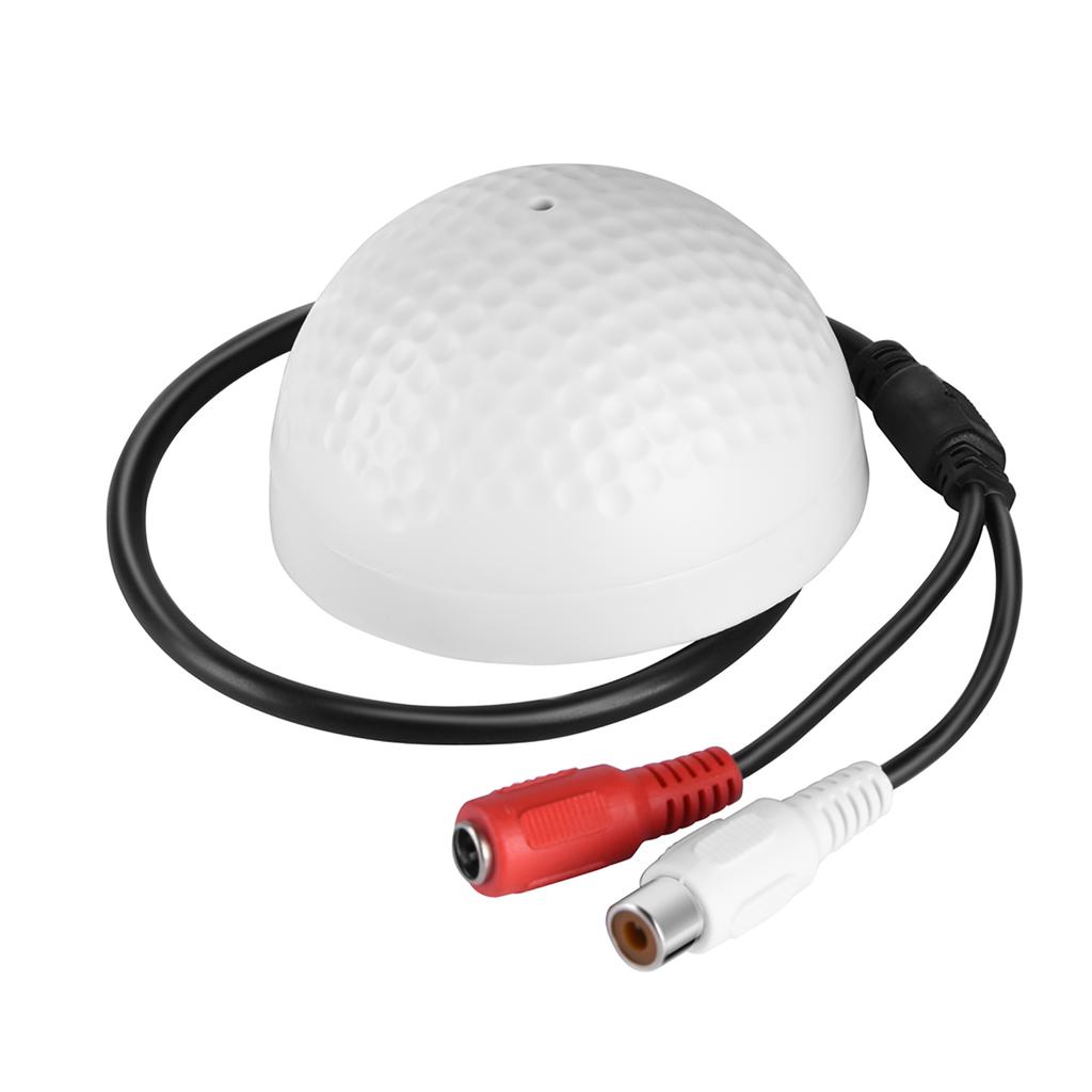 5 150m2 Wide Range HiFi Audio Sound Monitoring Pickup Microphone Head for CCTV Security