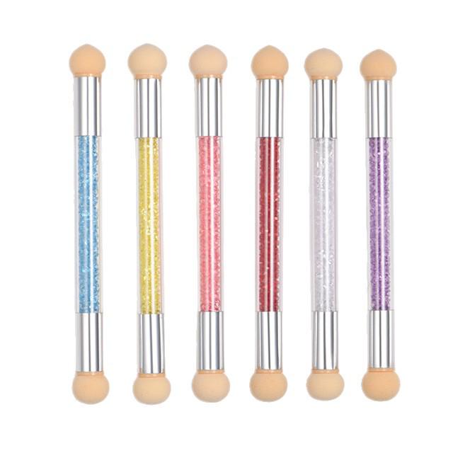 Nail Art Double-Ended Sponge Gradient Pen Set - Multifunctional Blending and Stippling Tools