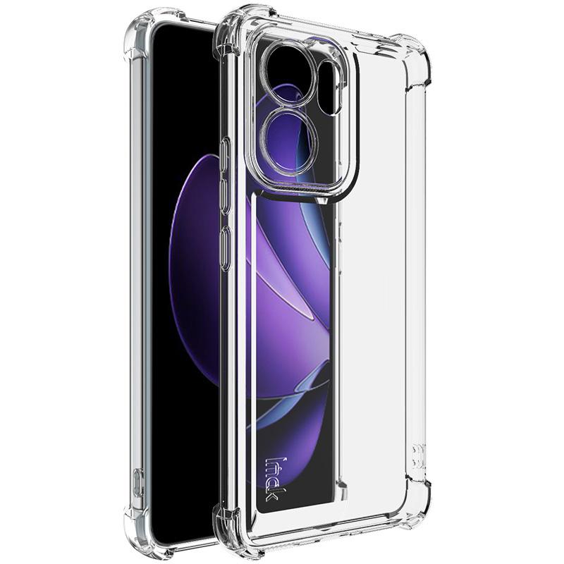 

IMAK UX-4 Series For Oppo Reno13 F 4G/5G Case Straight Frame Four Corner Shockproof Clear TPU Cover Type A