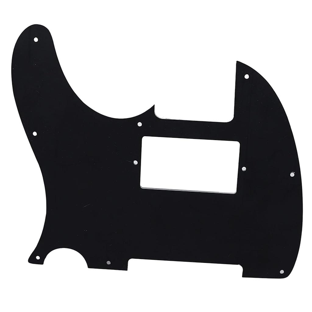 Matybobe Guitar Pickguard PVC Noise Reducer Guard Plate for Fender Telecaster Electric Guitar Anti-Scratch (Black)