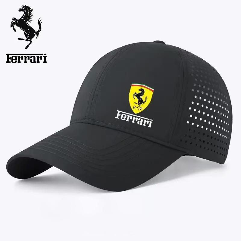 F1 Rennkappe Schnelltrocknende Baseballkappe Outdoor Sonnenschutz Atmungsaktive Netzkappe Für Ferrari SP1 812 F40 F12TDF SF90 Zubehör