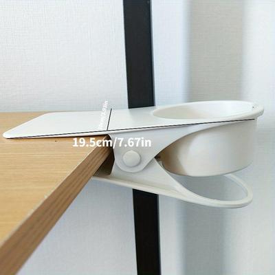 Kreativer Wasserbecher-Clip-Halter Tischseite Becherhalter-Clip Büro-Schreibtischzubehör Kunststoffaufbewahrung Tischseiten-Clip