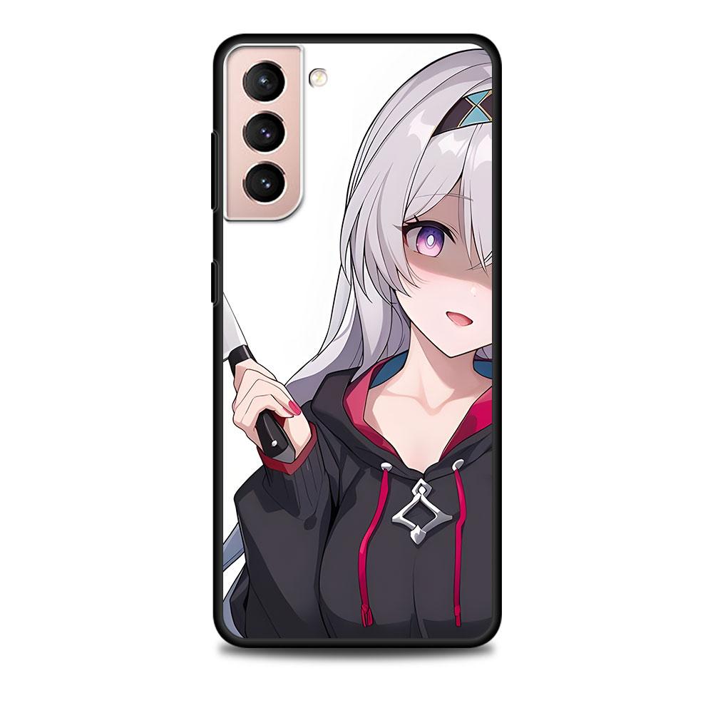 Pouzdro Firefly Honkai Star Rail pro Samsung Galaxy S23 S21 S22 S20 FE S9 S10 S24 Ultra S10e S9 Plus Měkký černý TPU kryt na telefon