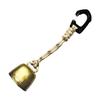 Japanese Style Vintage Cast Iron Bell Chime for Courtyard, Balcony, or Camping Tarp Use.