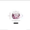 1Pcs Dried Flower Decorative Milk Tea Cup 150/300Ml Double-Layer Dried Flower Glass Cup High Temperature Resistant Coffee Cup