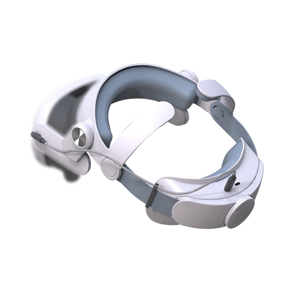 Наголовний ремінь, сумісний із гарнітурою Meta Quest3 VR, 5000 мАг, перезаряджається, обертається на 360 градусів, регулюється