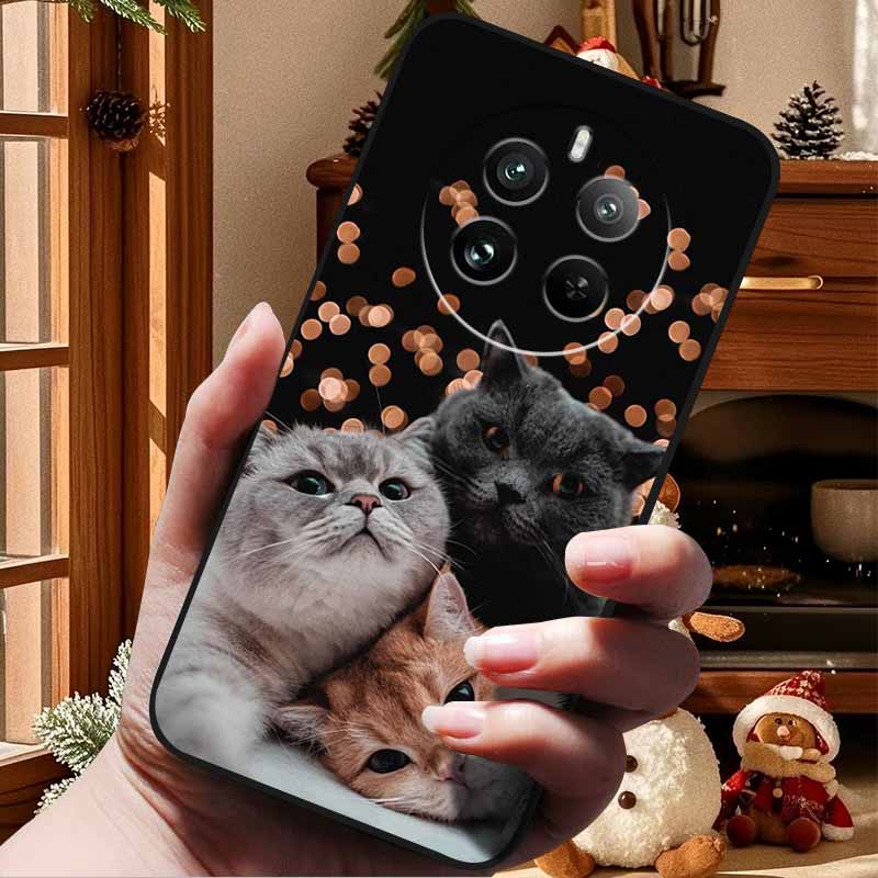 For Realme 12 4G Case Realme12 5G Silicone Pained TPU Lovely Coque for Realme 12 Pro 5G Cover Realme 12 Pro+ Funda Realme12 Plus