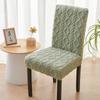 1PC Thick Jacquard Chair Cover Stretch Dining Chairs Seat Slipcovers Spandex Adjustable Chairs Covers for Kitchen Wedding Home