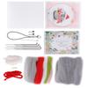 Nadelfilz-Set Wollfilz-Zubehör Niedliche Tier-Plüschpuppe DIY Bastelmaterial 112# Energie Weihnachts-Hut