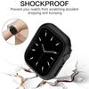 Schutzhülle für Apple Watch Case 46mm 42mm 41mm 45mm 44mm 40mm 38mm Zubehör PC Schutz Stoßfänger iWatch Serie 10 9 7 8 6 se 5 4 3