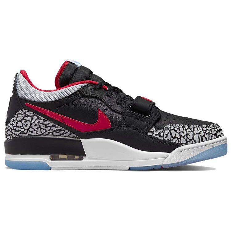 Air Jordan Legacy 312 Low Chicago Flag Men Sneakers Black Valour-Blue University-Red CD7069-004