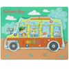 Children's 3D Wooden Number Puzzle: Educational Animal & Vehicle Board Toy