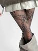 Pantyhose Lingerie Hosiery Mesh Fishnet Stockings Women Tights 2025 New Tights Women Sexy Lace Floral Thigh High Stockings