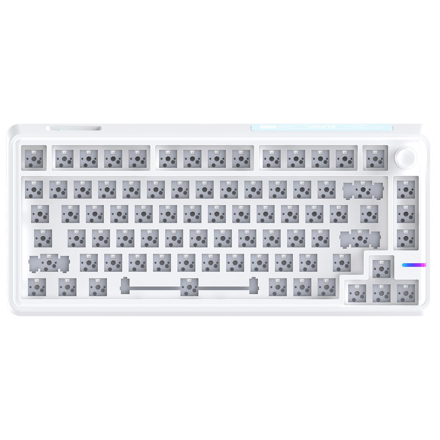 

LS02 Gasket-Mounted Mechanical Keyboard Kit Support Bluetooth-compatible/Wired/Wireless Connection A