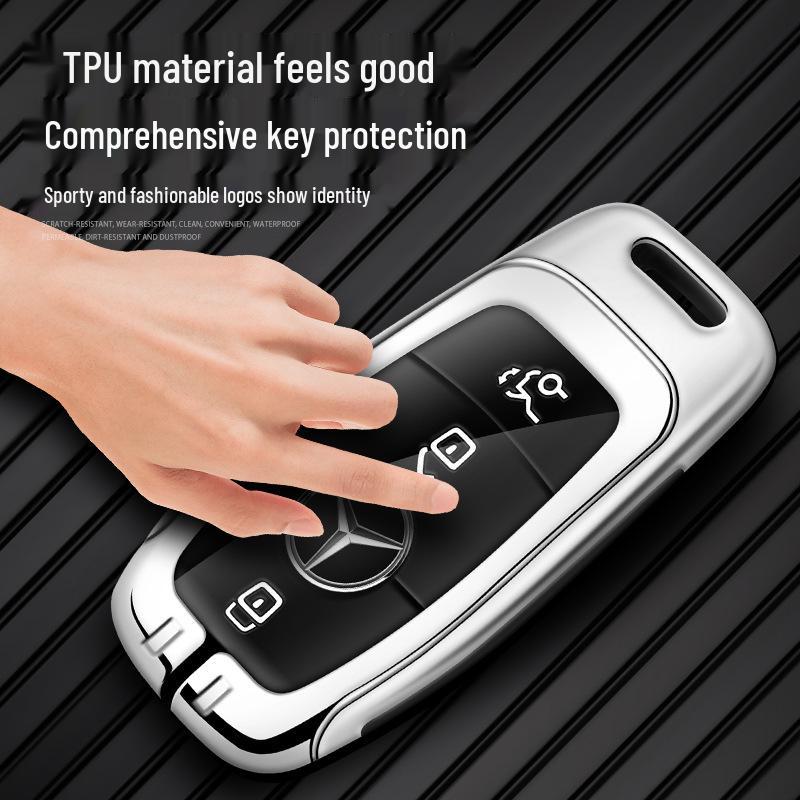 Mercedes Key Case for E300L, New C-Class, 260L, GLC, A200L, GLA, GLB Models