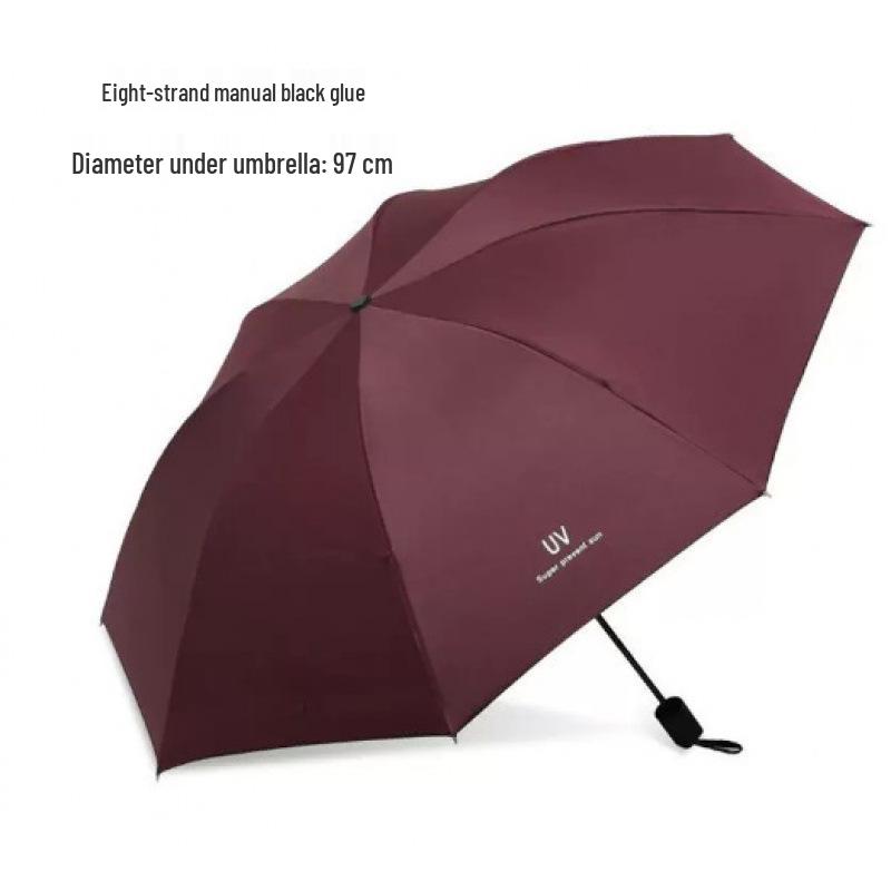 Durable Semi-Automatic UV-Resistant Folding Sun Umbrella for Students