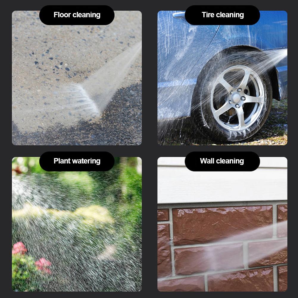 Spray Nozzle Water Gun Adjustable High Pressure Sprinkler Connector Hose Sprinkler For Cleaning Car Washer Garden Watering