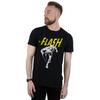 DC Comics Mens The Flash Mono Action Pose T-Shirt