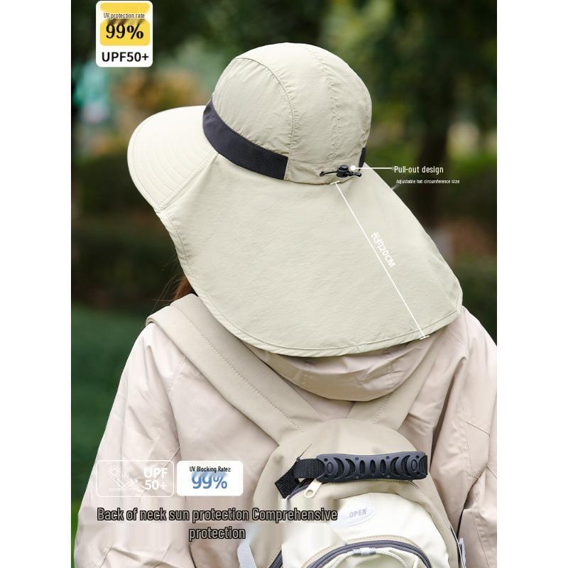 Unisex Sun Hat with Neck and Face Protection for Outdoor Activities