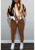 Autumn And Winter Women'S New Hooded Sweater Sports Suit Casual Design Colorful + Printing