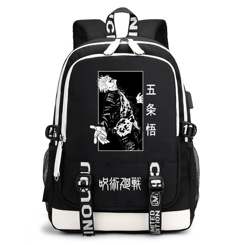 Day Mantra Return To War Anime School Bag Fashion Backpack Elementary School Students Large Capacity Backpack Burden Reduction Storage Bag
